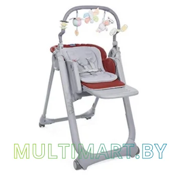 Стульчик для кормления Chicco Polly Magic Relax (red passion) картинка 2